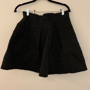 Xhilaration Black Mini Skater Skirt